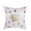 Custom Printed Linen Cotton Cushion Square  Sofa Decorative Throw Pillow Case