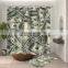 i@home fabric dollar bill luxury bathroom custom print shower curtains polyester and bath mat set
