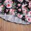 Kids Baby Girl Outfits 2PCS T shirt + Flowers Skirts Set Children'S Sweater