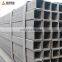 50*100 100*100mm Gi Galvanized Square Rectangular Pipe Hollow Section