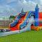 Rockstar Inflatable Castle Bouncer Kids Jumping Bounce House With Water Slide