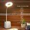2020 sapling eye-caring LED  desk lamp with pen holder USB charging port for studying table lights