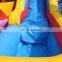Carousel Themed Inflatable Bouncy Castle Combo Commercial Bounce House With Slide