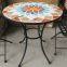 metal outdoor folding table coffer table round table