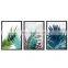decorative picture Modern and fashionable household decoration classical greenery glass painting Hot ink printing
