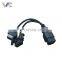 OBD2 Male to Dual Female Adapter Splitter Extension Cable 18cm OBD II 0.6FT