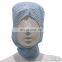 CE Medical Protective Disposable With Tie Hospital Hair Net Surgeon Surgical Hood