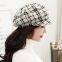 velvet thick duck tongue octagonal hat fashion wild Korean version of the middle-aged and elderly beret