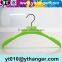 YY0466 your own brand clothing velvet hanger color velvet dress hanger with clips