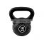 High Quality Fitness Equipment Adjustable 40 Pounds Kettlebell Custom Cast Iron Black Competition Kettlebell