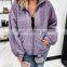 2021 European and American cross-border independent station Amazon's new women's woolen cardigan jacket jacket