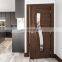 dark walnut solid wood doors soundproof interior door for bedroom