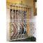 Free customized window iron bars / decorative security grills windows for house design