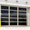 automatic aluminum alloy glass garage door with pedestrian door