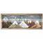 Custom OEM ODM Adventure Awaits Wood Rustic Style Wall Decor Sign With Frame