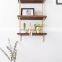 wooden wall mounted wall hanging flowerpot  storage holders rack kitchen rack organizer shelf hanging bracket for wood