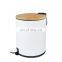 Bamboo 3l 5l foot pedal bin bathroom bamboo waste  bin eco-friendly home foot operated pedal bin