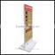 stainless steels display floor stand-Retail Shops advertising boards-Pop stand up board