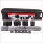 50KG Black Paint Barbell Adjustable Dumbbell Set with Case