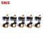 SNS SPHF Series Pneumatic 90 Degree Elbow Male-Female Thread Push To Connect Pipe Fittings Quick Tube Joints