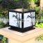 Outdoor Waterproof Landscape Lighting Led Solar Column Head Light For Community Courtyard Square Pillar Lamp