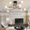 Mid Century Modern Multi-Lights Sputnik Ceiling Light fixture Semi Flush Mount Pendant Lighting Metal Vintage Metal Chandelier