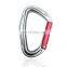 JRSGS UIAA CE Certified Climbing Carabiner 23kN 7075 Aluminum Carabiner Climbing Safety Snap Hook