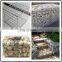 Grey granite wall cobblestone, Gabion cage with Grey granite pebbles