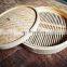 100% natural bamboo steamer with lid for dim sum dumpling cooking wholesale