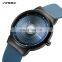 SINOBI Private Lable Man OEM Wristwatches Orange Dial Quartz Watch Custom Logo Minimalist Male Watch