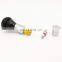 Car Wheel Chrome Sleeve Tubeless Tire Valve Natural Rubber Snap In TR413C Tyre Valve
