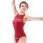 New Sexy Mesh Ballet Leotard Adult Gymnastics Leotard with Turtle Neck