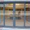 Standard commercial decorative luxury hotel black double aluminum sliding glass door