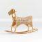 New Ideal Hot Selling Rustic Rattan Rocking Horse Toy Boho Toy Kid's Toy Vietnam Manufacturer Wholesale