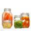 glass storage jar with lid