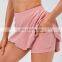 Oem 2 In 1 Piece Pleated Pockets Tennis Skirts With Shorts Women High Waist Gym Sportswear