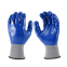 Black nitrile coated gloves work glove nylon nitrile dipped labor gloves