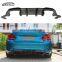 Diffusor traseiro em fibra de carbono de alta qualidade no estilo V modificado e lábio do para-choque traseiro para o BMW F87 M2 F87 M2