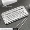 75 Keys Ergonomic Design Pudding Keycaps Portable Typewriter Retro Wireless Keyboard with 2.4ghz Receiver Desktop Keyboards