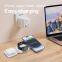 Magnetic 3 In 1 Foldable Wireless Charger For IP 12-15 Watch Earphone 3 in One 15W Fast Portable Carry Travel Magnetic Charger