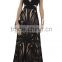 2015 china manufacturer customized fashion ladies v-neck cutout latest gown designs