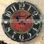 2015 China New Products Wholesale Cheap Round Shape Antique Wooden Clock Wall Clock