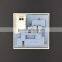 China  factory price white 13A usb receptacle for Singapore market