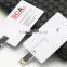 Credit card shape usb flash drive 1gb