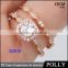 New arriving 14KT solid gold ring set women fashion ring AAAAA CZ