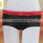 hot sell comfortable sexy girls panty,lace waistband and printed panty