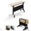 black color folding frame training table