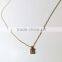 Fashion Necklace, Brass Pendant Necklace, PT8196
