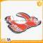 Fashion double thumbs design car reflective decoration sticker emblem reflector