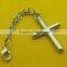 2015 New Arrive Metal Cross Shape with Rhinestone Charms For Dress -- ML5003